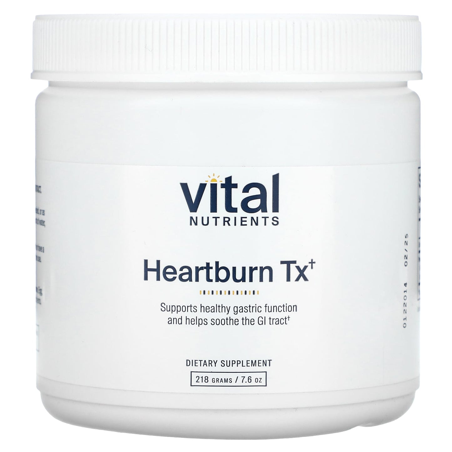 Vital Nutrients, Heartburn Tx, 7.6 oz (218 g) UPC 693465272114 | HiLife Vitamins