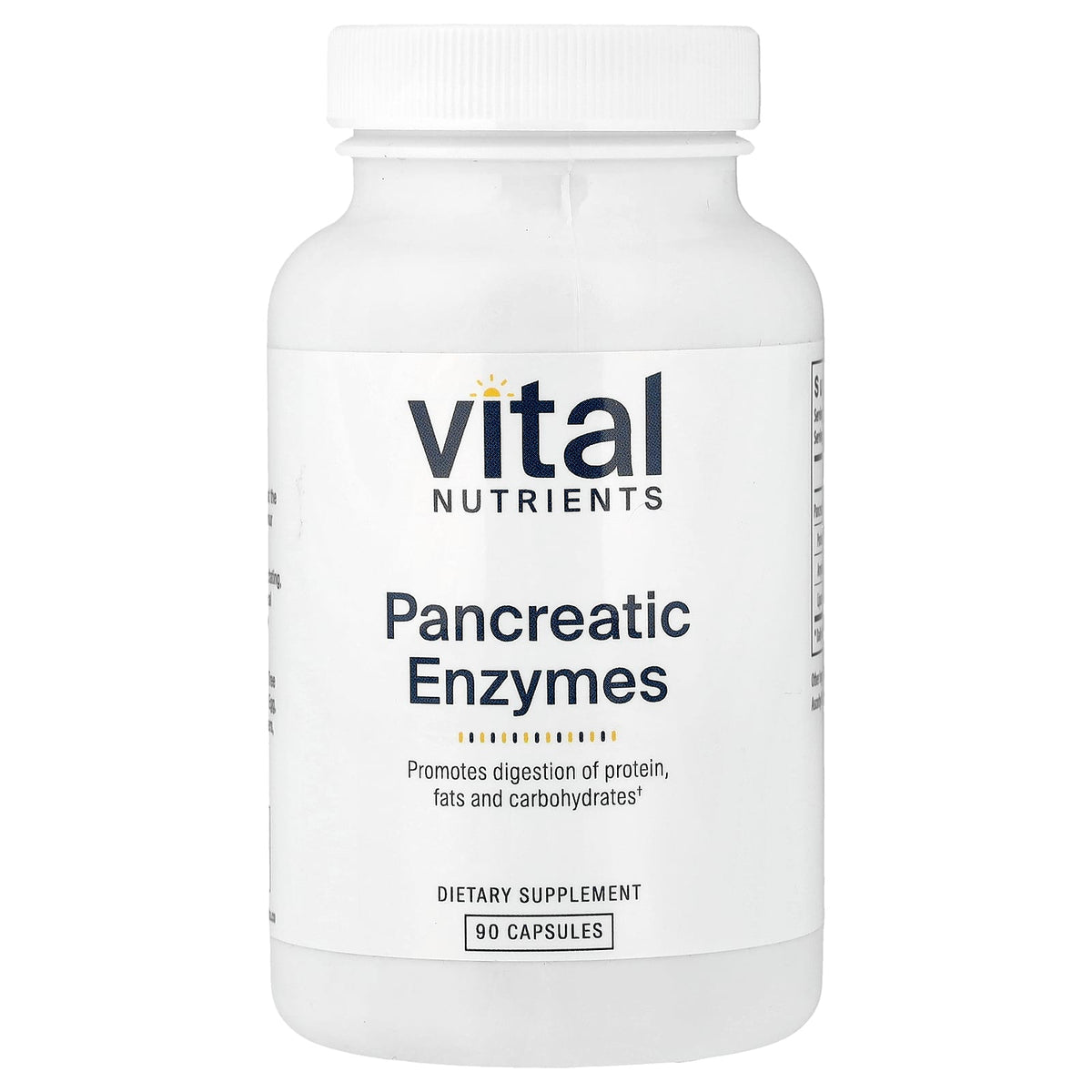 Vital Nutrients, Pancreatic Enzymes, 90 Capsules UPC 693465417119 | Hilife Vitamins