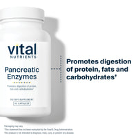 Vital Nutrients, Pancreatic Enzymes, 90 Capsules UPC 693465417119 | Hilife Vitamins