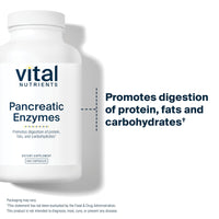 Vital Nutrients, Pancreatic Enzymes, 180 Capsules UPC 693465417218 | Hilife Vitamins