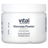 Vital Nutrients, Mannose Powder, 1.76 oz (50 g) UPC 693465437117 | HiLife Vitamins