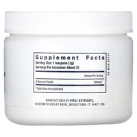 Vital Nutrients, Mannose Powder, 1.76 oz (50 g) UPC 693465437117 | HiLife Vitamins