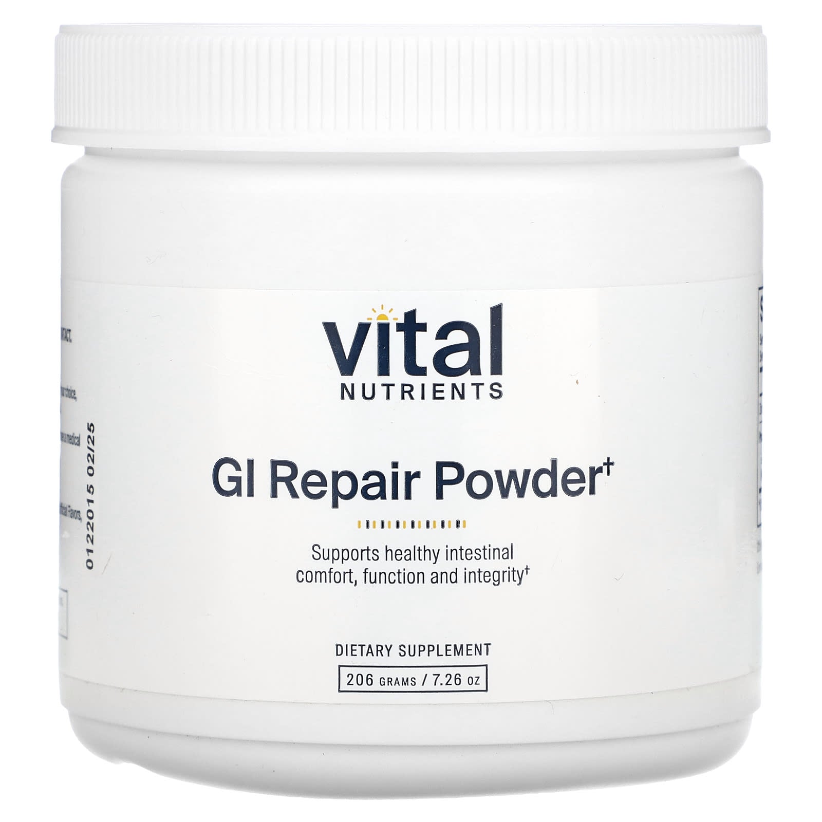 Vital Nutrients, GI Repair Powder, 7.26 oz (206 g) UPC 693465447116 | HiLife Vitamins