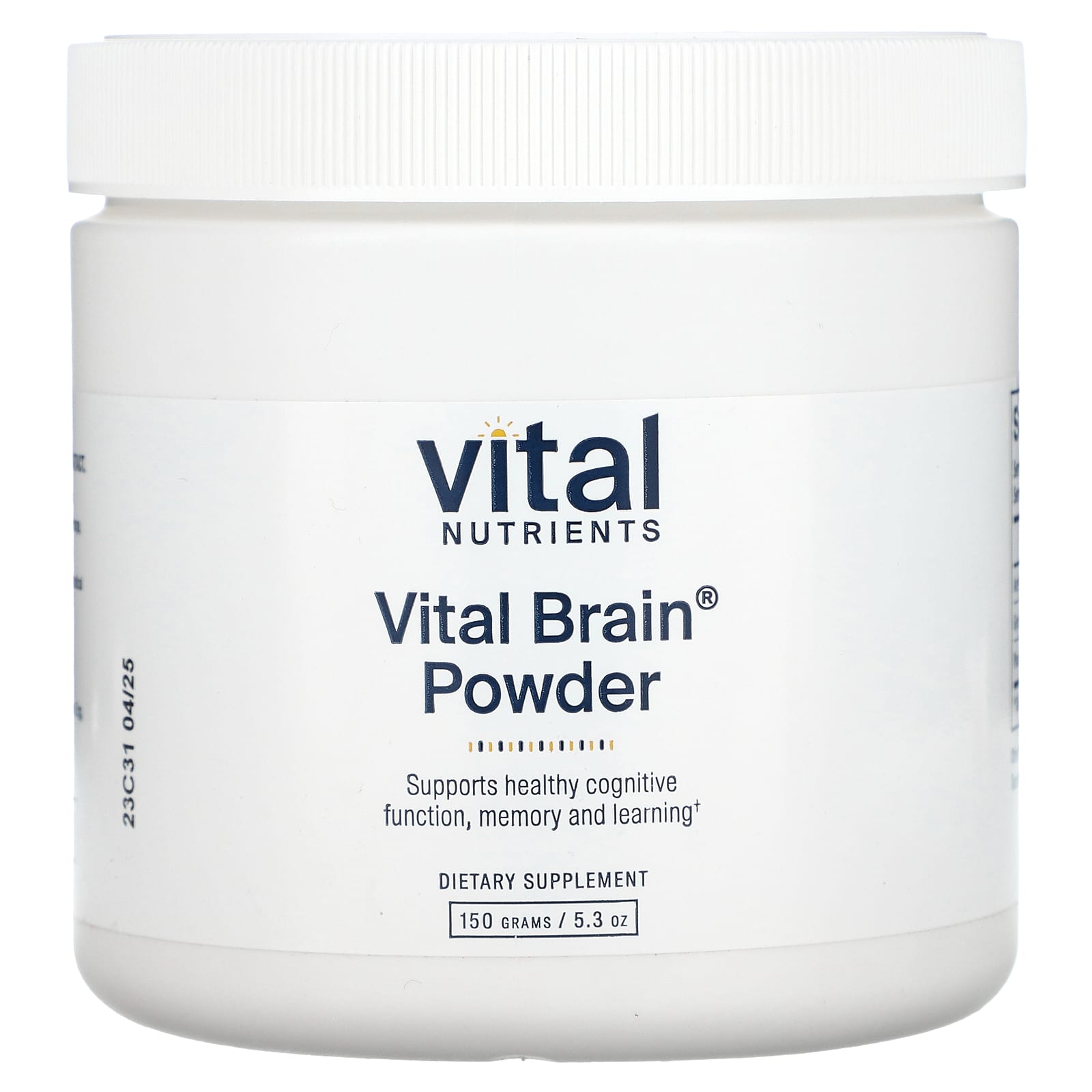 Vital Nutrients, Vital Brain Powder, 5.3 oz (150 g) UPC 693465449110 | HiLife Vitamins