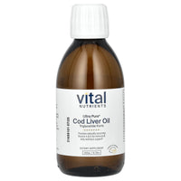 Vital Nutrients, Ultra Pure, Cod Liver Oil, Lemon, 6.76 oz (200 ml) UPC 693465469118 | HiLife Vitamins