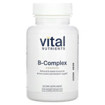 Vital Nutrients, B-Complex, 60 Vegan Capsules UPC 693465500118 | HiLife Vitamins