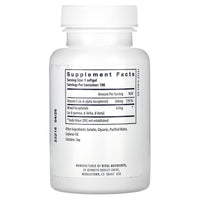 Vital Nutrients, Vitamin E With Mixed Tocopherols, 100 Softgels UPC 693465521113 | HiLife Vitamins