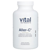 Vital Nutrients, Aller-C, 200 Vegan Capsules UPC 693465524213 | HiLife Vitamins