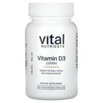Vital Nutrients, Vitamin D3, 2,000 IU, 90 Vegetarian Capsules UPC 693465537114 | HiLife Vitamins