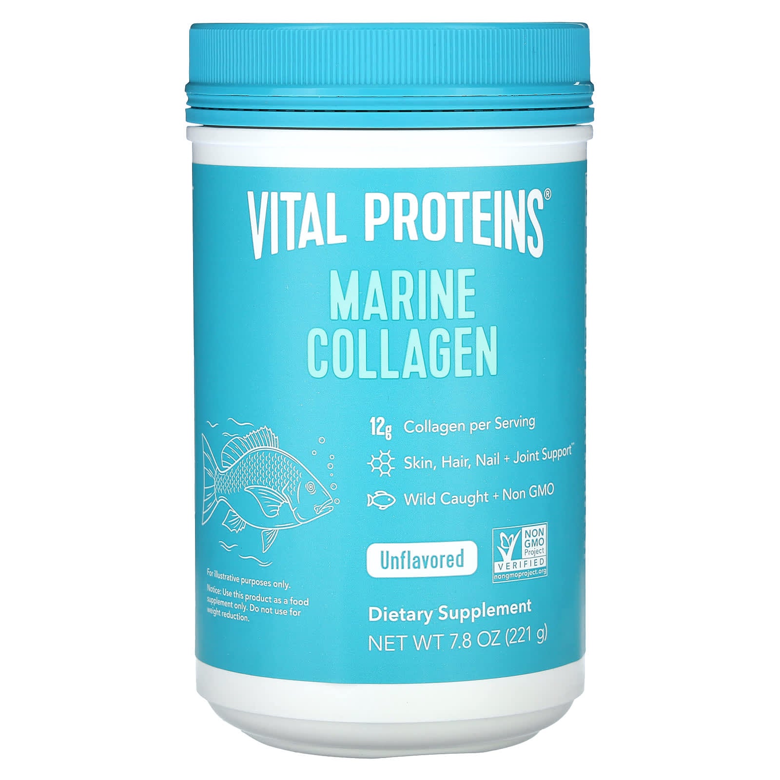 Vital Proteins, Marine Collagen, 7.8 Oz UPC 850232005485 | HiLife Vitamins
