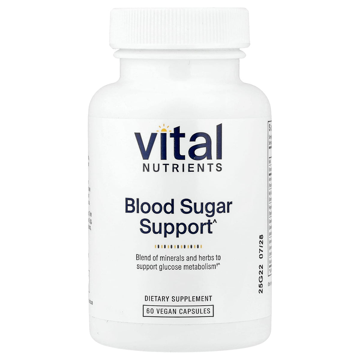 Vital Nutrients, Blood Sugar Support, 60 Vegan Capsules