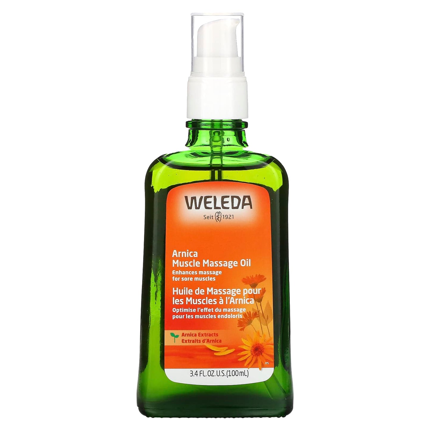 Weleda, Arnica Massage Oil, 3.4 Oz UPC 4001638099226 | Hilife Vitamins