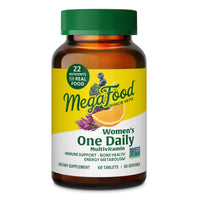 Megafood, Women’s One Daily, 60 Tablets UPC 051494101049 | HiLife Vitamins