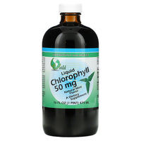 World Organics, Chlorophyll 50mg W/ Mint Liquid, 16 Oz UPC 726899590230 | Hilife Vitamins
