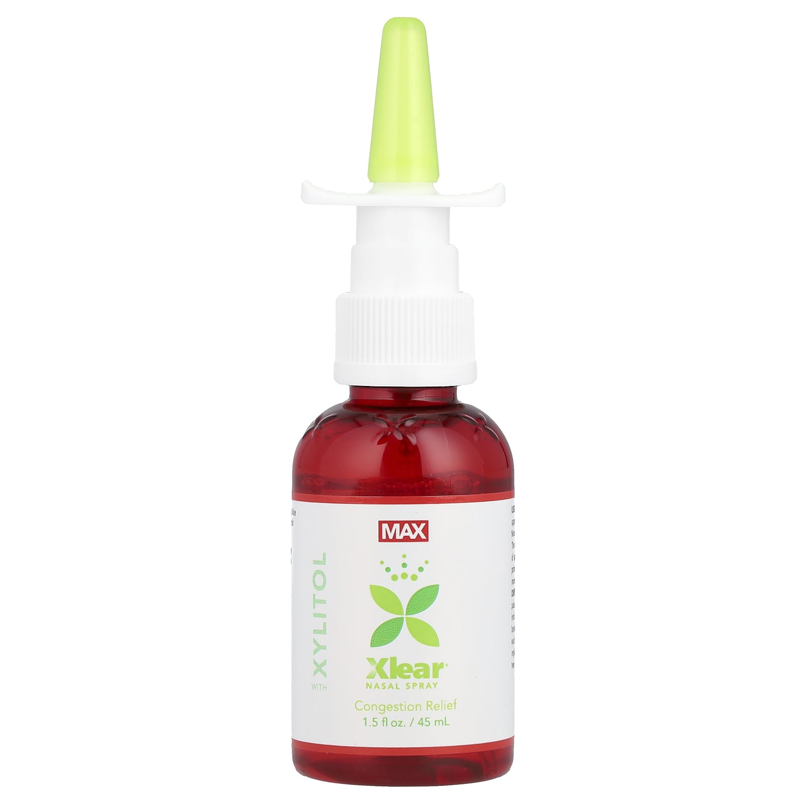 Xlear, Natural Saline, Nasal Spray with Xylitol, Maximum Relief, 1.5 fl oz (45 ml) UPC 700596000193 | HiLife Vitamins