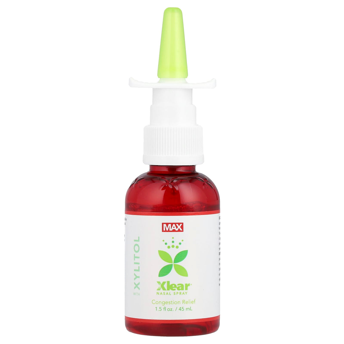 Xlear, Natural Saline, Nasal Spray with Xylitol, Maximum Relief, 1.5 fl oz (45 ml) UPC 700596000193 | Hilife Vitamins