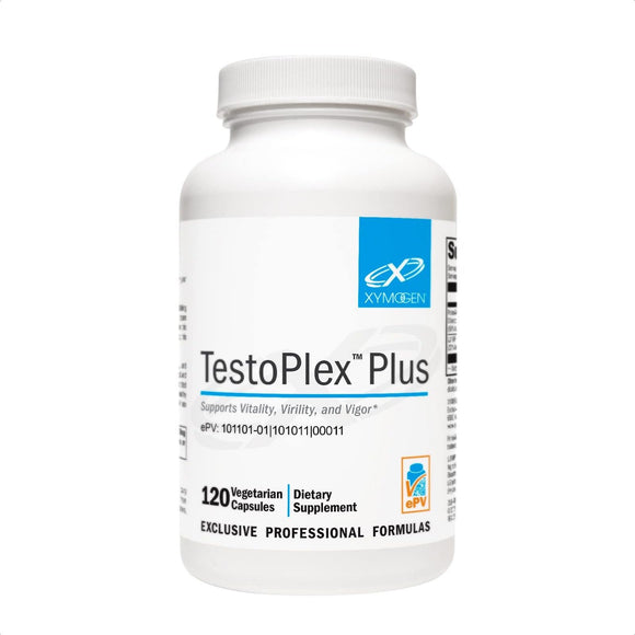Xymogen, TestoPlex Plus, 120 Vegetarian Capsules - 871149002121 | Hilife Vitamins
