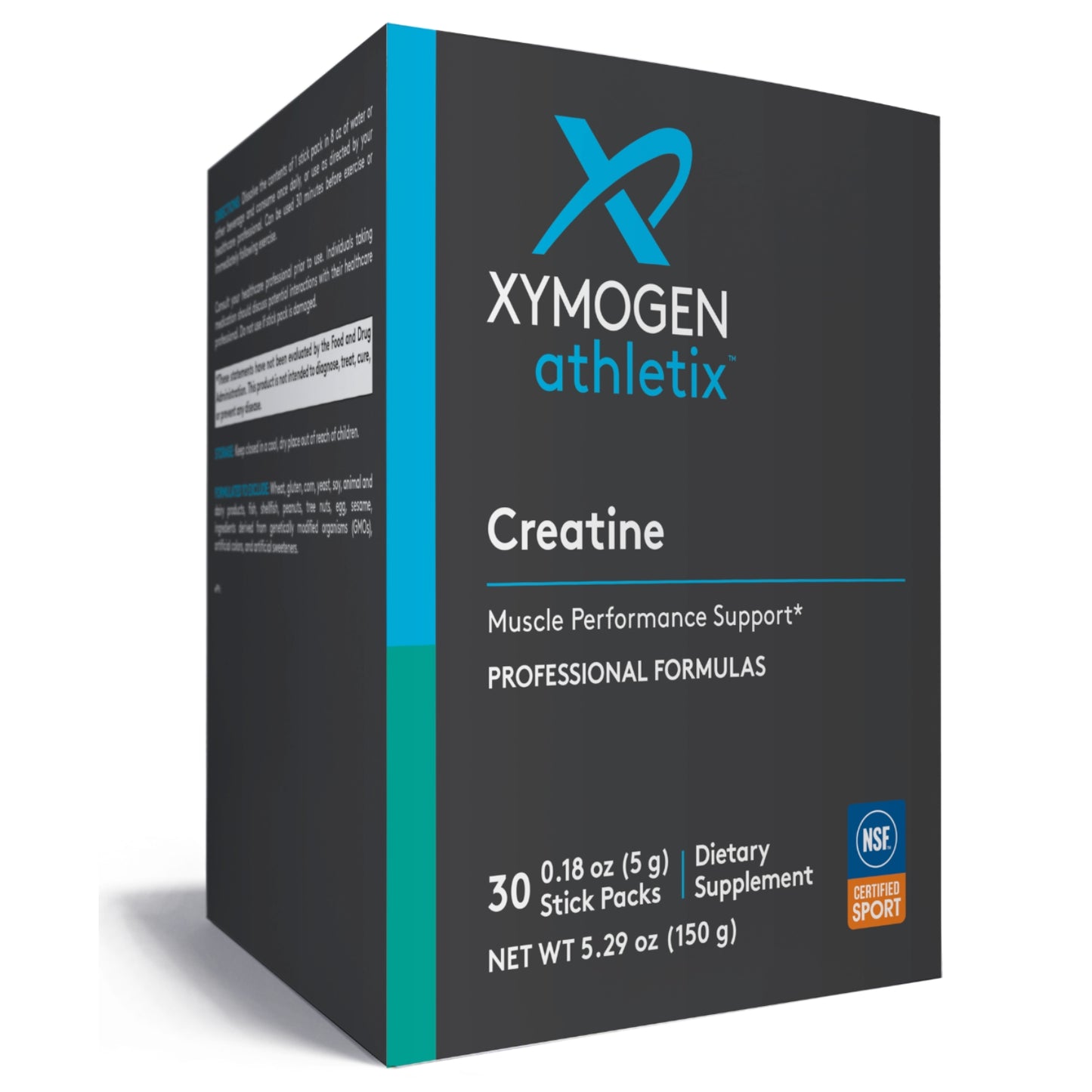Xymogen, Creatine Athletix 30 Single Servings UPC 722537513470 | Hilife Vitamins