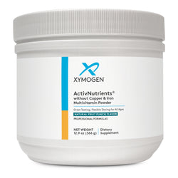 Xymogen, ActivNutrients® without Copper & Iron Multivitamin Powder, Fruit Punch, 60 Servings Powder UPC 871149004033