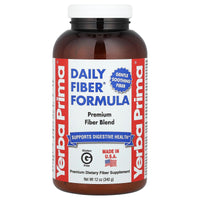 Yerba Prima, Daily Fiber® Formula, 12 oz (340 g) UPC 046352002002 | Hilife Vitamins