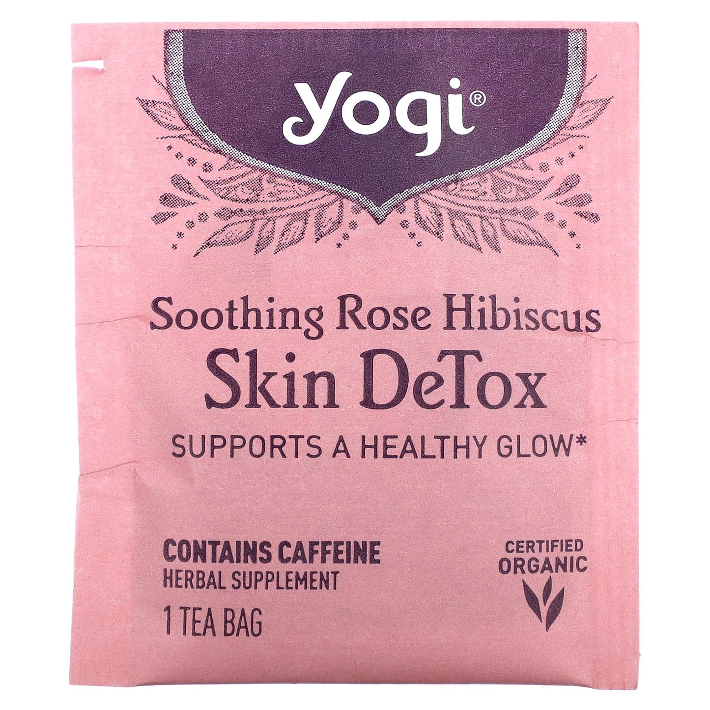 Yogi Tea Company, Soothing Rose Hibiscus Skin DeTox, 16 UPC 076950202955 | Hilife Vitamins