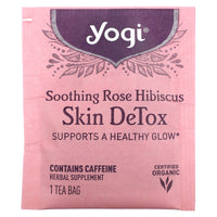 Yogi Tea Company, Soothing Rose Hibiscus Skin DeTox, 16 UPC 076950202955 | Hilife Vitamins