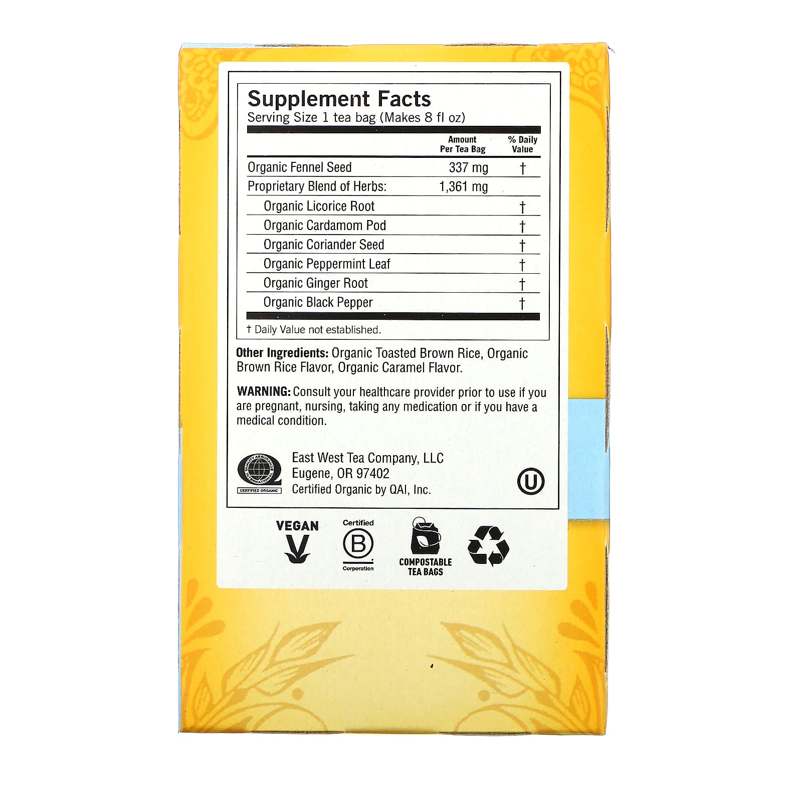 Yogi Tea Company, Stomach Ease Tea, 16 UPC 076950450035 | Hilife Vitamins