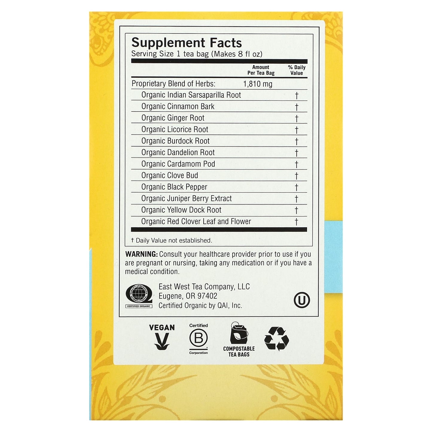 Yogi Tea Company, Detox Tea, 16 UPC 076950450080 | Hilife Vitamins