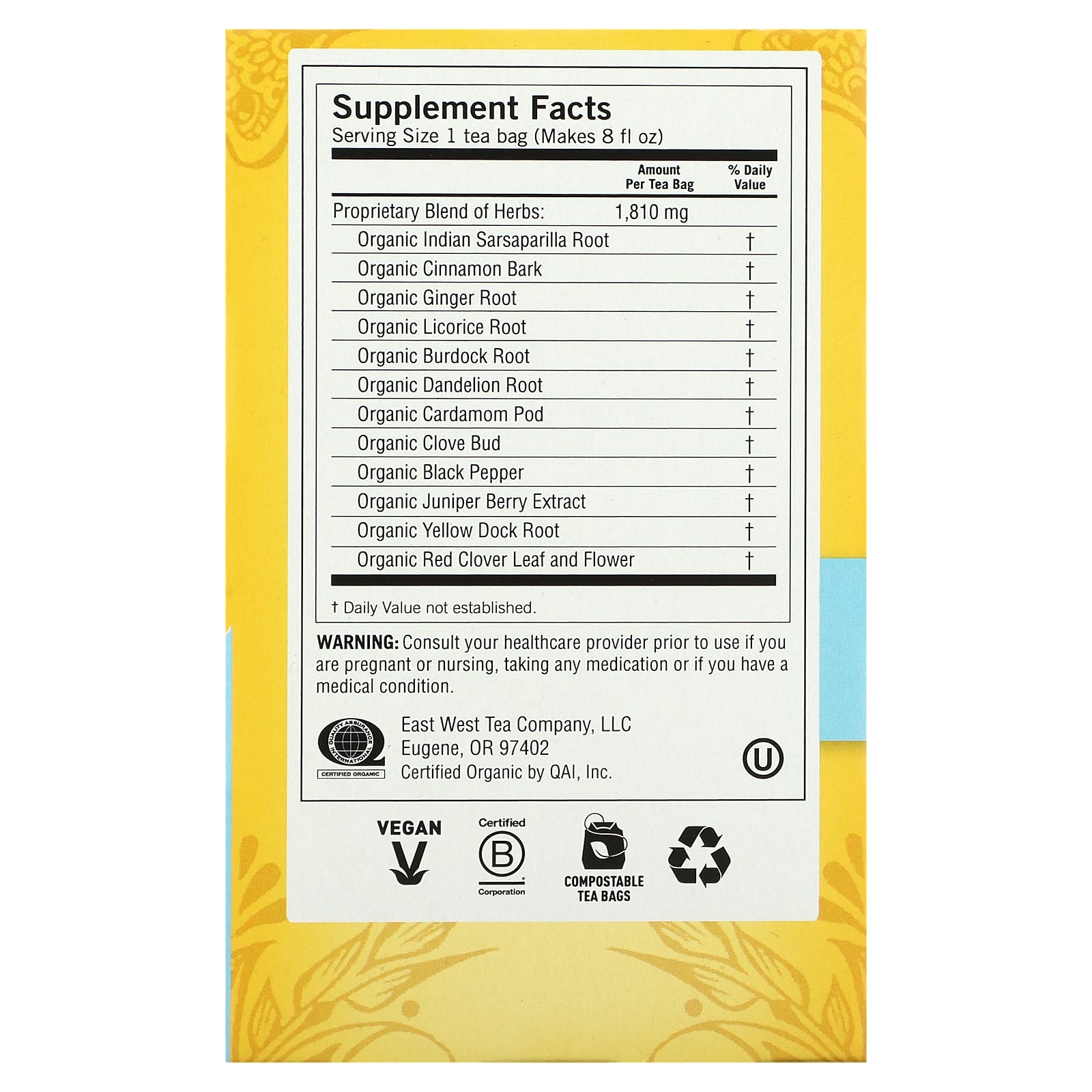Yogi Tea Company, Detox Tea, 16 UPC 076950450080 | Hilife Vitamins