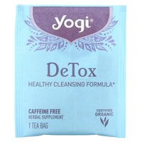Yogi Tea Company, Detox Tea, 16 UPC 076950450080 | Hilife Vitamins
