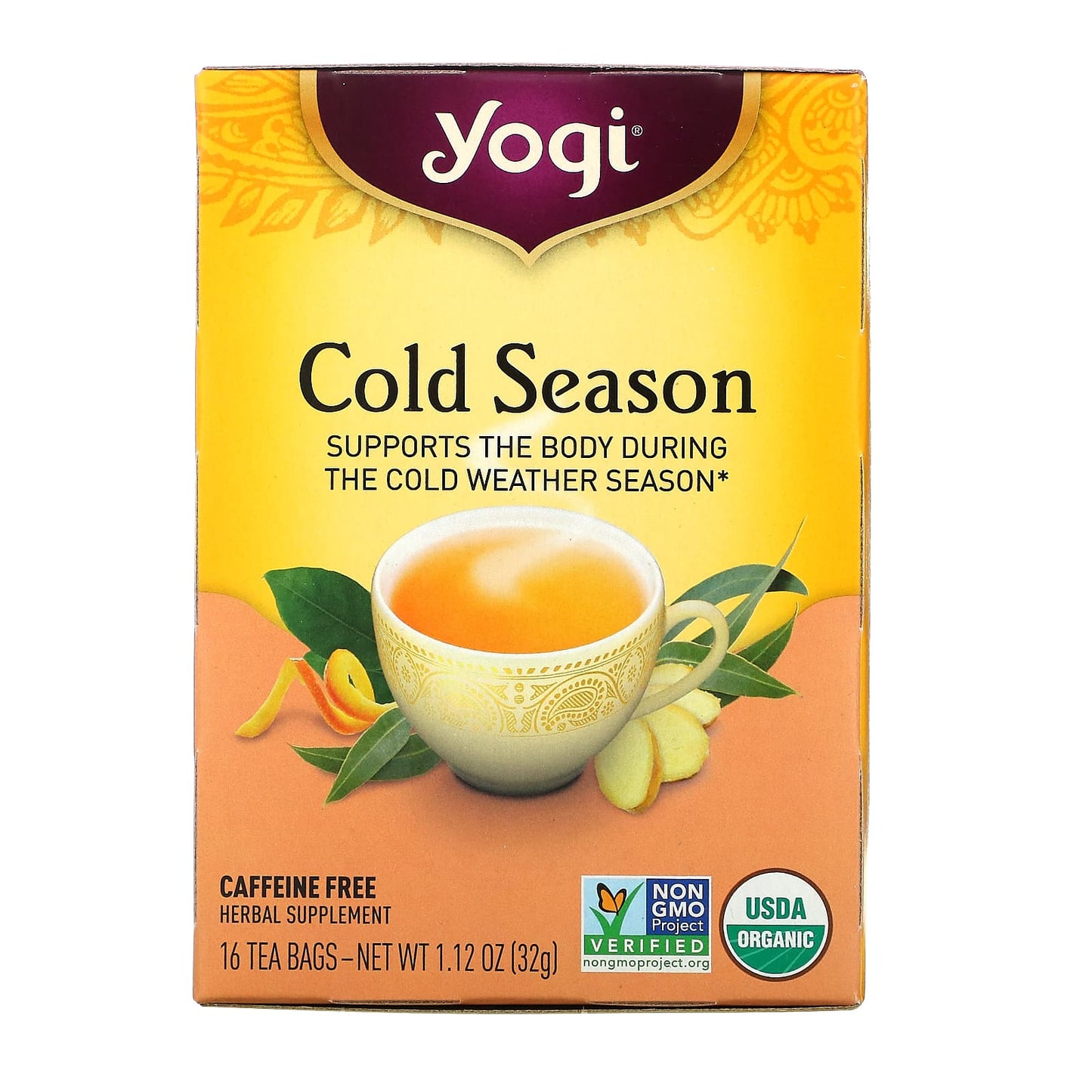 Yogi Tea Company, Cold Season Tea, 16 UPC 076950450097 | HiLife Vitamins