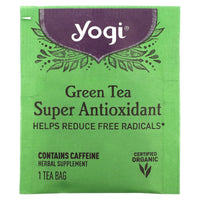 Yogi Tea Company, Green Tea Super Anti-Oxidant, 16 UPC 076950450363 | Hilife Vitamins