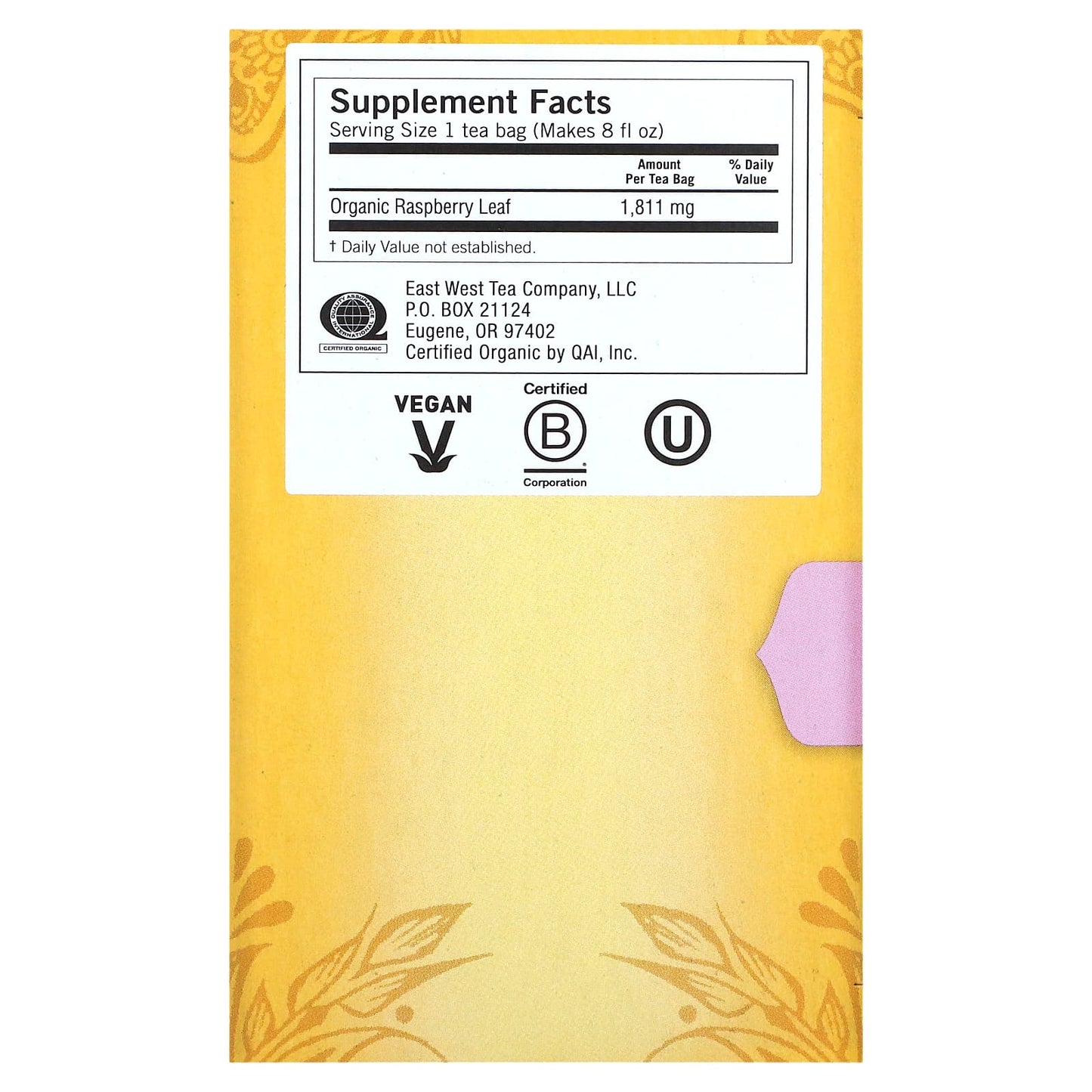 Yogi Tea Company, Woman's Raspberry Leaf Tea, 16 UPC 076950450431 | Hilife Vitamins