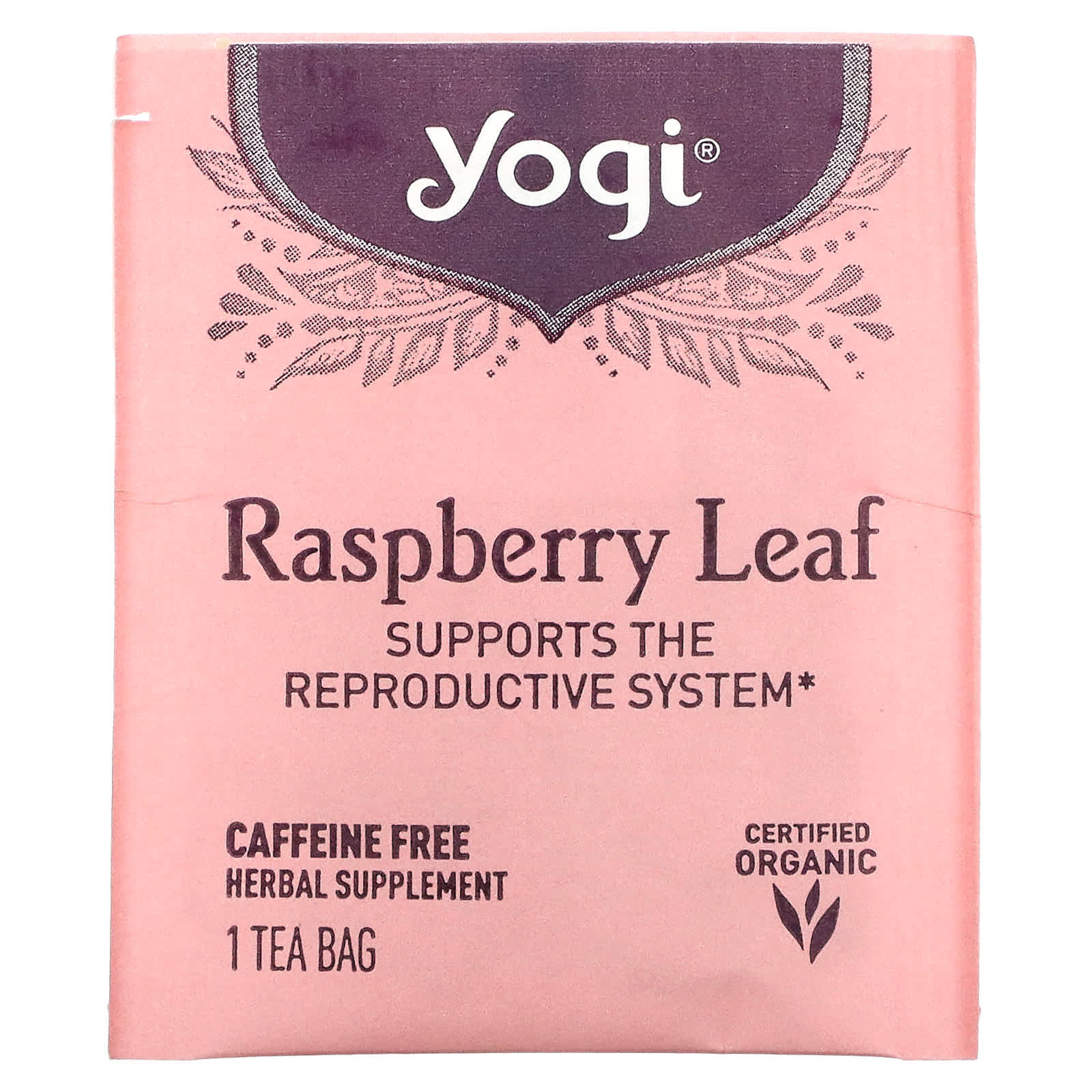 Yogi Tea Company, Woman's Raspberry Leaf Tea, 16 UPC 076950450431 | Hilife Vitamins