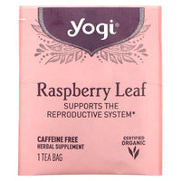 Yogi Tea Company, Woman's Raspberry Leaf Tea, 16 UPC 076950450431 | Hilife Vitamins