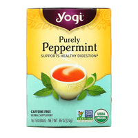 Yogi Tea Company, Peppermint Tea, 16 UPC 076950450479 | Hilife Vitamins