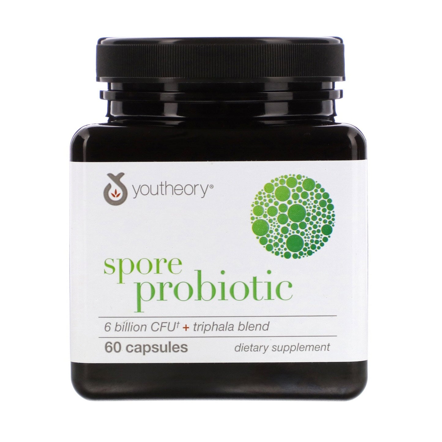 Youtheory, Spore Probiotic Advanced - 6 Billion Cfu+Triphala Blend, 60 Capsules UPC 850502007225 | Hilife Vitamins