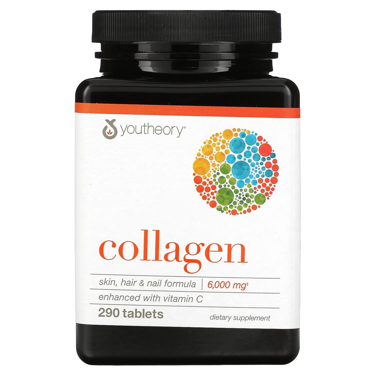 Youtheory, Collagen Advanced 1,2 & 3, 290 Tablets UPC 853244003036 | Hilife Vitamins