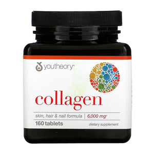Youtheory, Collagen Advanced 1,2 & 3, 160 Tablets - 853244003074 | Hilife Vitamins