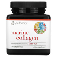 YOUTHEORY, Marine Collagen, 160 TABLET UPC 853244003135 | Hilife Vitamins