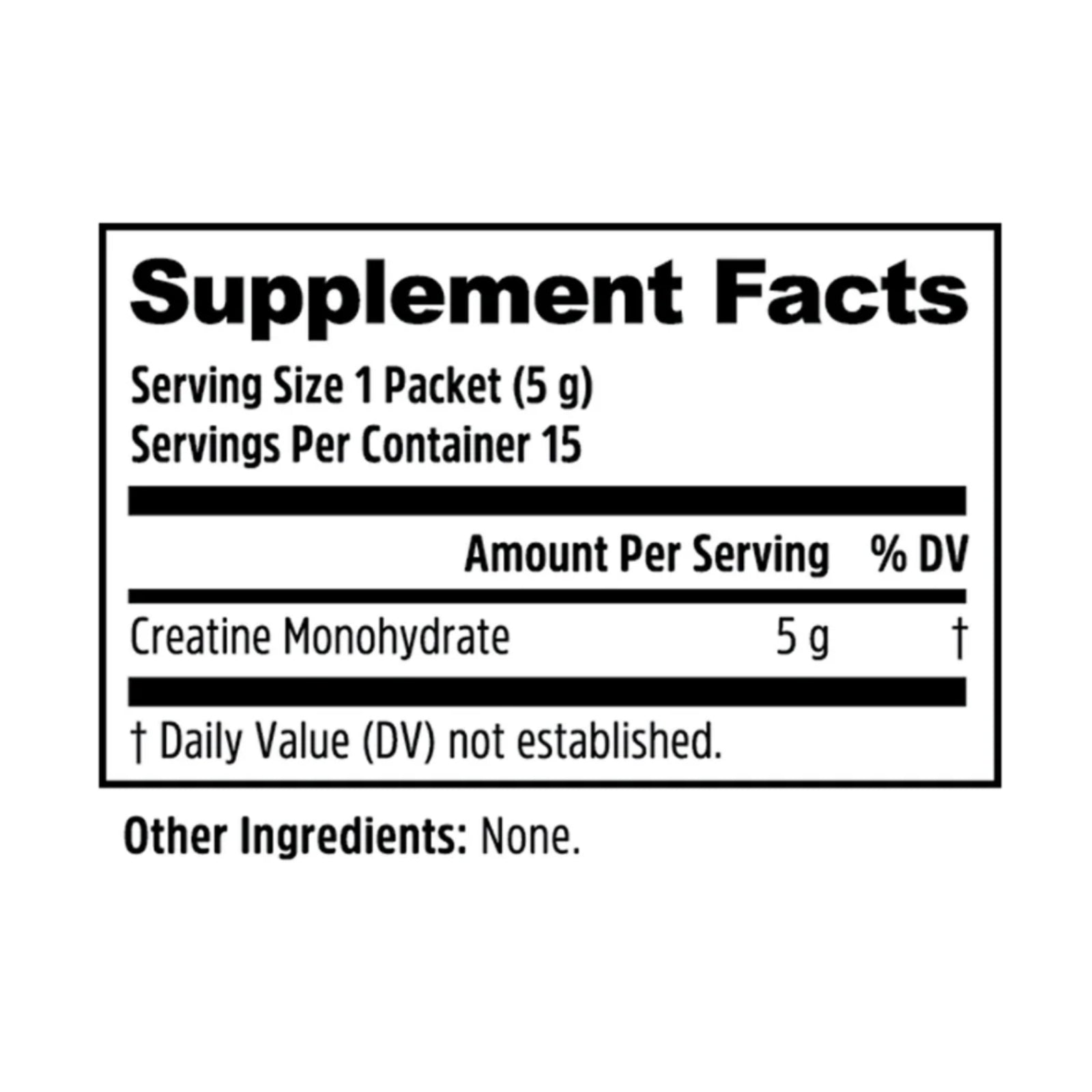 Zhou Nutrition, Creatine Stick Packs, 15 Packs UPC 669191570411 | Hilife Vitamins