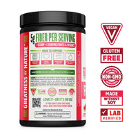 Zhou Nutrition, Fiber + Greens Powder, Watermelon Flavor, 16.2 oz (460 G) UPC 669191701792 | Hilife Vitamins