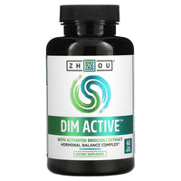Zhou Nutrition, DIM Active, Hormonal Balance Complex, 60 Veggie Capsules UPC 859805006072 | HiLife Vitamins