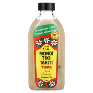 Zzzmonoi Tiare Tahiti Products, Coconut Oil Gardenia (Tiare), 4 Oz - 715783673203 | Hilife Vitamins
