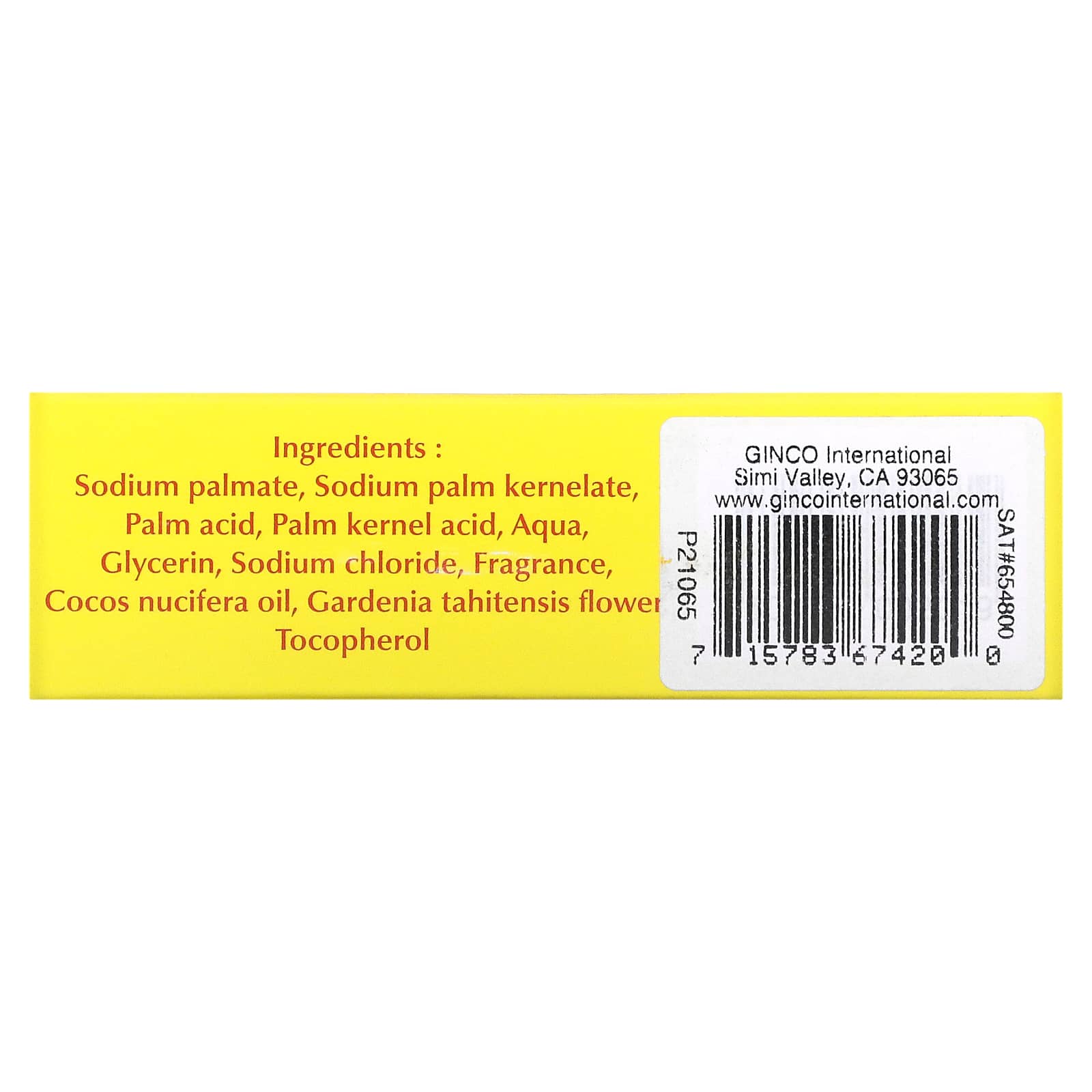 Zzzmonoi Tiare Tahiti Products, Soap Bar Gardenia (Tiare), 4.6 Oz UPC 715783674200 | Hilife Vitamins