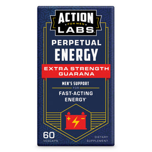 Action Labs, Extra Strength Guarana, 60 VegCaps - 047868460423 | Hilife Vitamins
