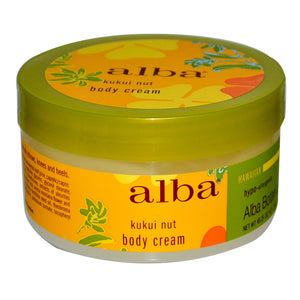 Alba Botanica, Hawaiian Body Cream Kukui Nut, 6.5 Oz - 724742008246 | Hilife Vitamins