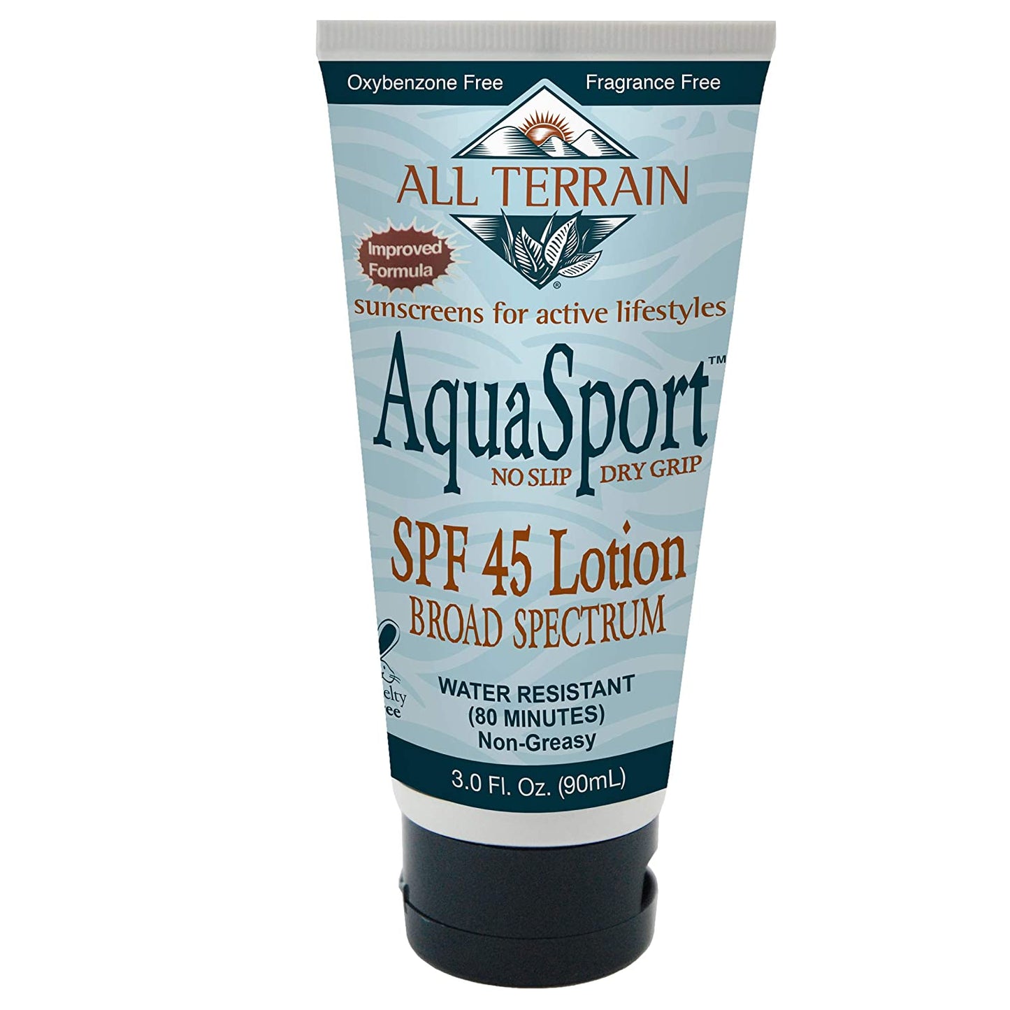 All Terrain, Aqua Sport SPF 45 Lotion, 3 Oz - 608503023405 | Hilife Vitamins