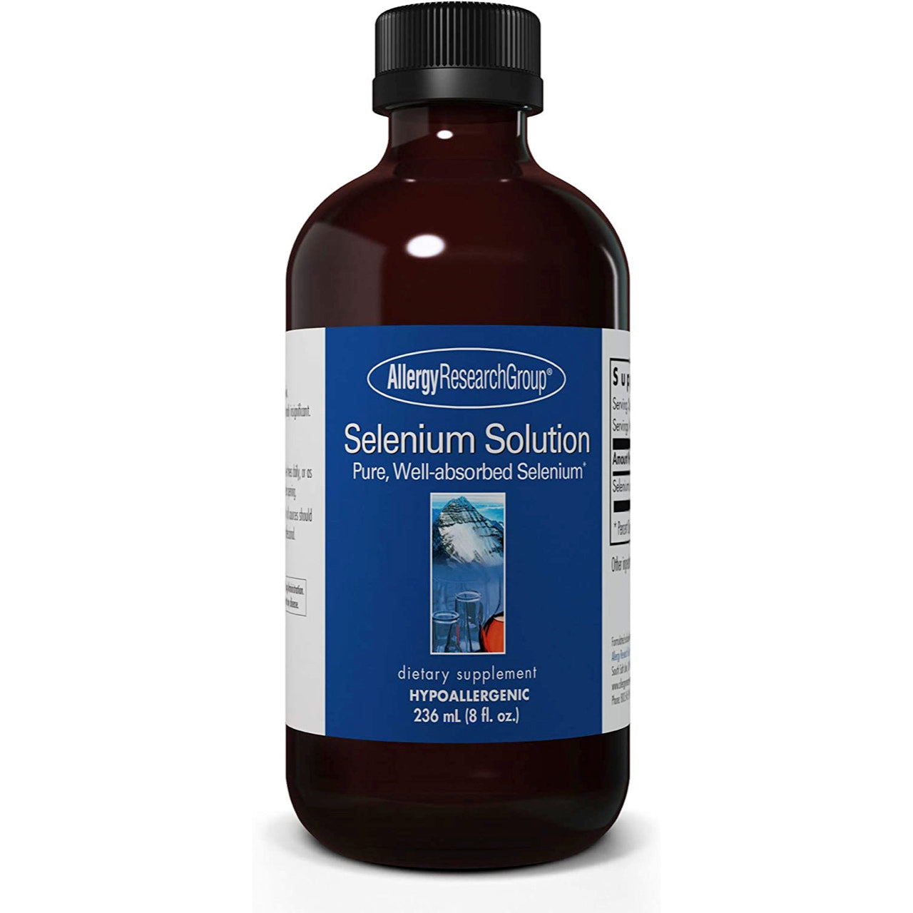 Allergy Research Group, Selenium Solution Pure, Well-absorbed Selenium, 8 Oz UPC 713947701205 | HiLife Vitamins