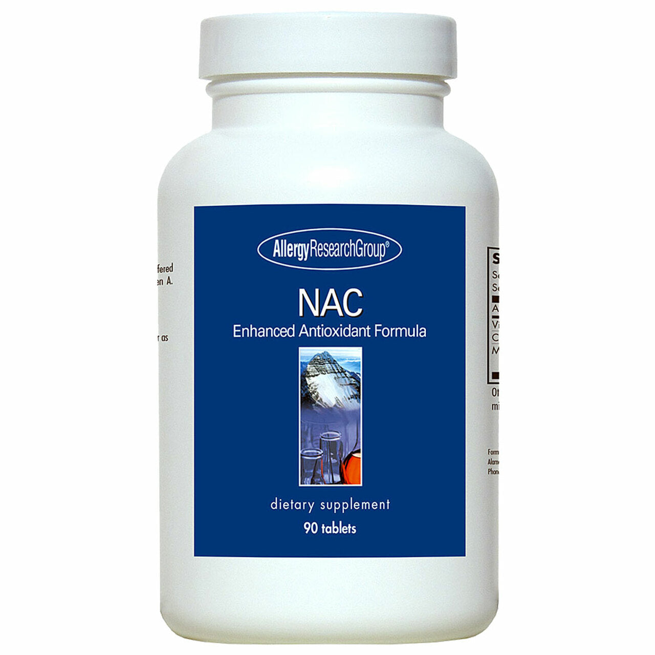 Allergy Research Group, NAC Enhanced Antioxidant Formula, 90 Tablets UPC 713947759602 | HiLife Vitamins